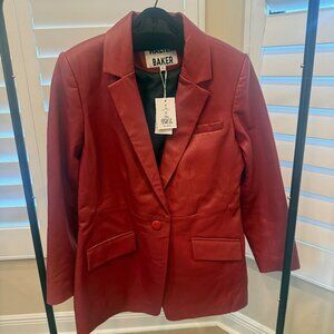 Walter Baker Leather Mia Blazer, NWT, Size XL